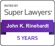 SuperLawyers John K. Rinehardt 5 years